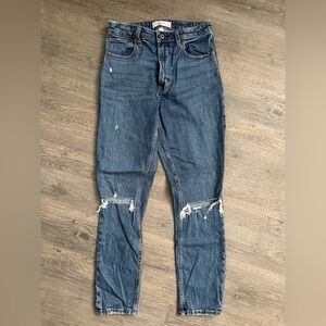 Abercrombie & Fitch Curve Love High Rise Skinny Jeans Size 27 (4)